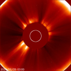 Latest LASCO C2 image of the Sun