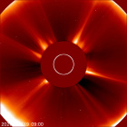 Latest LASCO C2 image of the Sun
