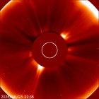 Latest LASCO C2 image of the Sun