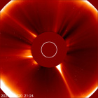 Latest LASCO C2 image of the Sun