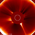 Latest LASCO C2 image of the Sun