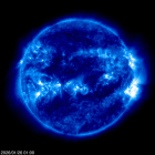 Click for time-lapse image of the sun